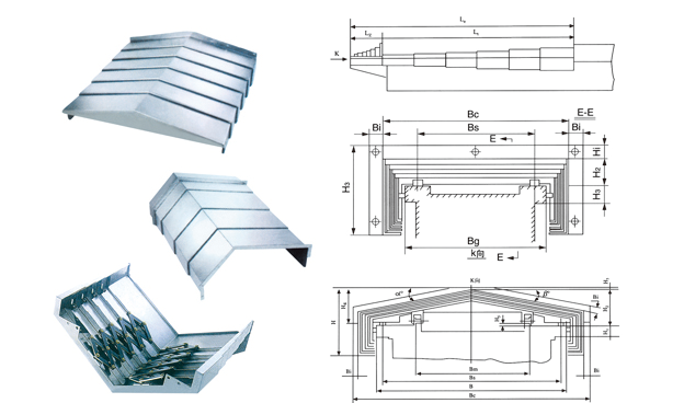 Steel bellows cover