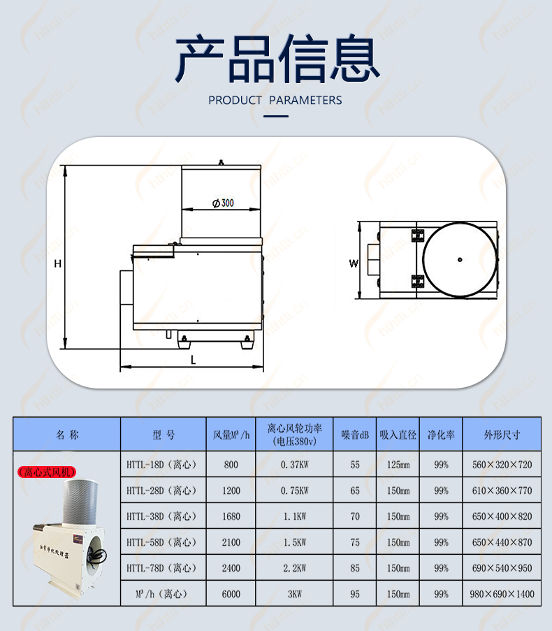 HTTL 卧式油雾净化器